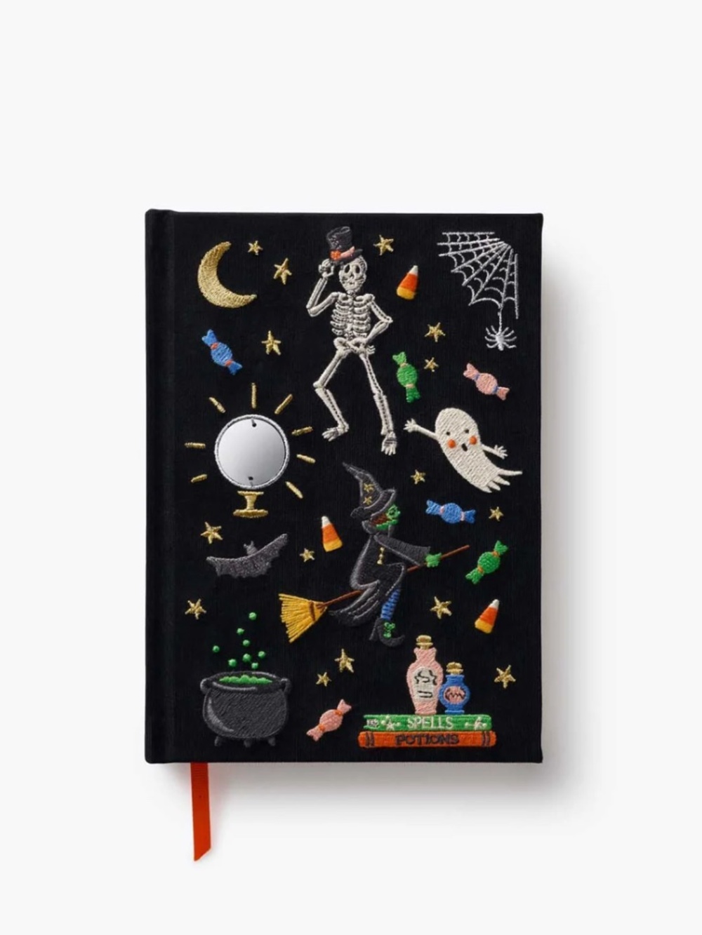 Riley Paper Co Halloween Embroidered Journal-Spellbound
